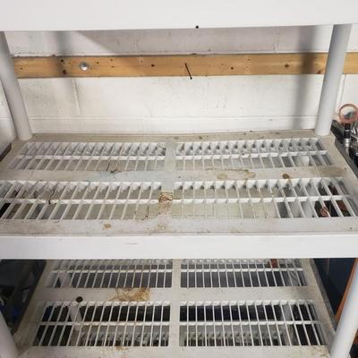 Three Keter Plastic Shelves (B1-KD)