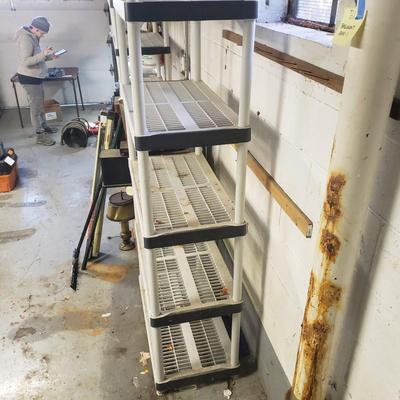 Three Keter Plastic Shelves (B1-KD)