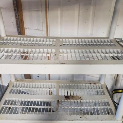 Three Keter Plastic Shelves (B1-KD)