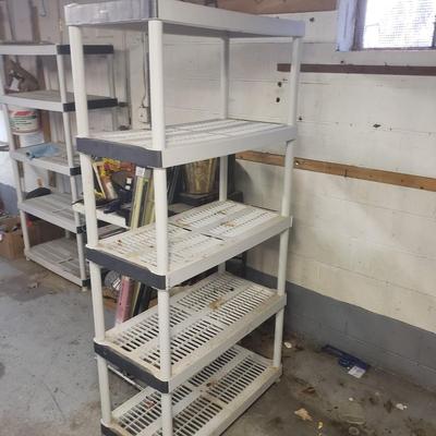 Three Keter Plastic Shelves (B1-KD)