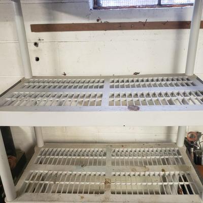 Three Keter Plastic Shelves (B1-KD)