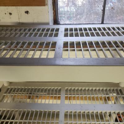 Three Keter Plastic Shelves (B1-KD)