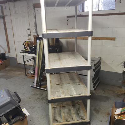 Three Keter Plastic Shelves (B1-KD)