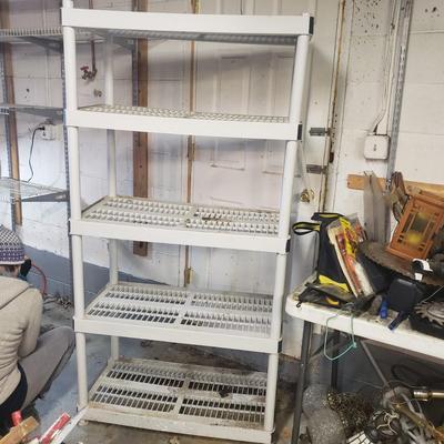 Three Keter Plastic Shelves (B1-KD)