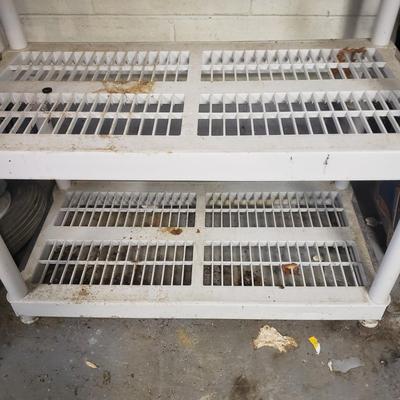 Three Keter Plastic Shelves (B1-KD)