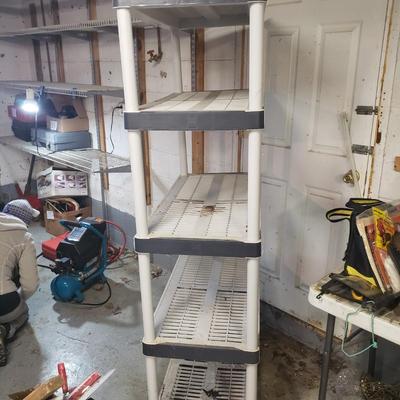 Three Keter Plastic Shelves (B1-KD)