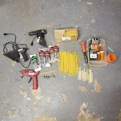 Remington Depress Tool & Fasteners and Three Polymer Glue Guns (B3-KD)