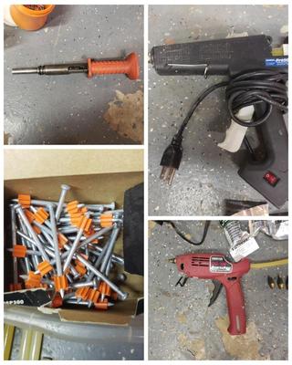 Remington Depress Tool & Fasteners and Three Polymer Glue Guns (B3-KD)