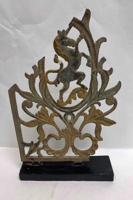 Cast Metal Decorative Artwork - Unicorn