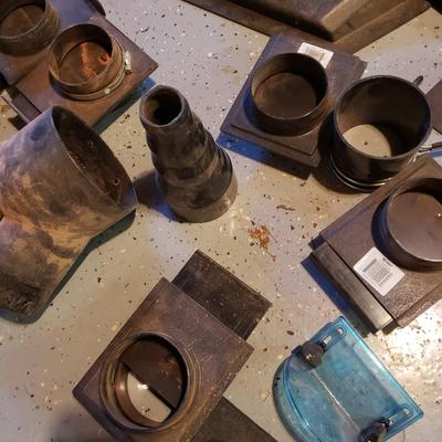 Wood Woodworking Dust Collection Parts and More (B2-KD)