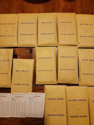 1964 & 1965 APBA Football Playing Cards
