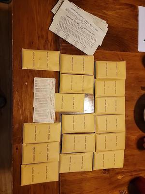 1964 & 1965 APBA Football Playing Cards