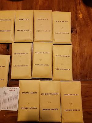 1964 & 1965 APBA Football Playing Cards