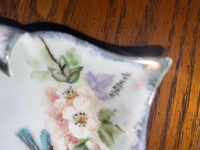 ANTIQUE CHINA PAINTED BY M CLARK