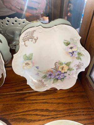HAND PAINTED CHINA BY M. CLARK