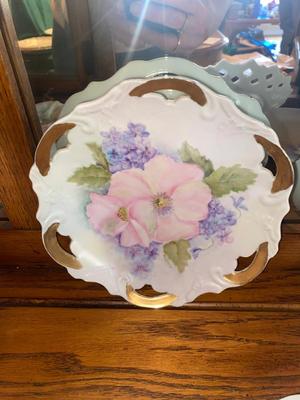 HAND PAINTED CHINA BY M. CLARK