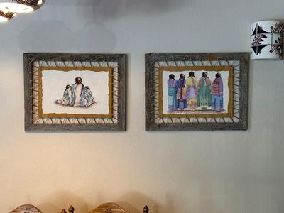 NATIVE AMERICAN THEMED NEEDLEPOINT