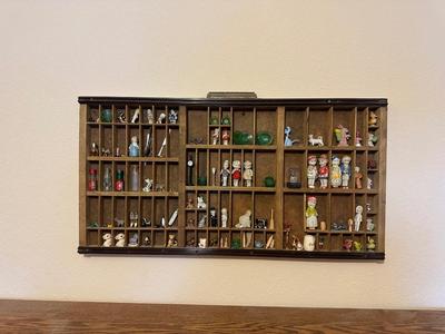 PRINTERS DRAWER SHADOW BOX WITH SOME GREAT TRINKETS AND MINIATURE TREASURES