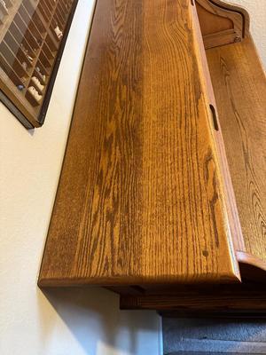 BEAUTIFUL WOOD ROLLTOP DESK