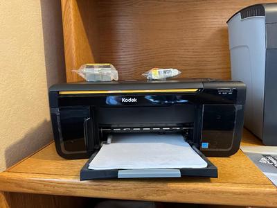 KODAK ALL-IN-ONE PRINTER AND FELLOWES PAPER SHREDDER