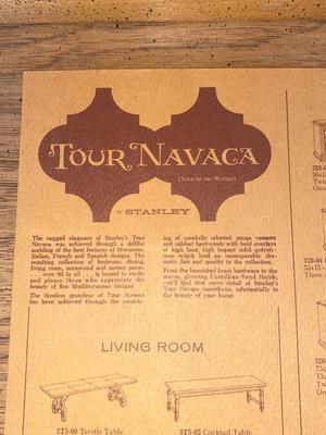 TOUR NAVACA By STANLEY 6 DRAWER DRESSER WITH 2 MIRRORS