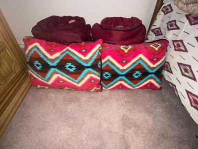 COLEMAN SLEEPING BAGS AND PILLOWS