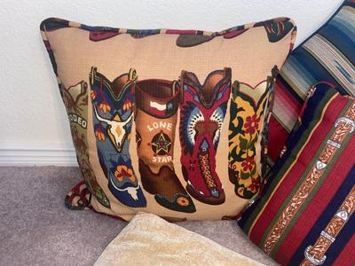 FULL SIZE CHANEL BLANKET AND THROW PILLOWS