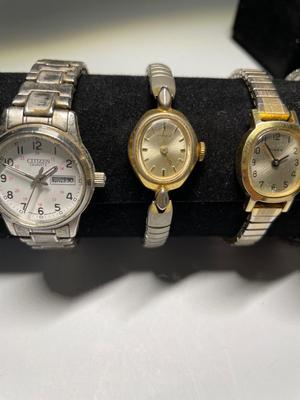 Watches - Citizen, Timex, Wyler, Cassatt, & Advance