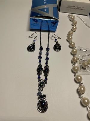 NIB Avon necklace & earrings sets
