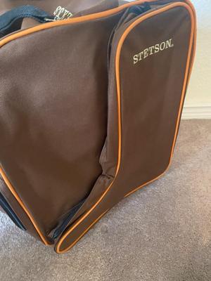 LIKE NEW ROPER DUFFEL & STETSON BOOT BAG