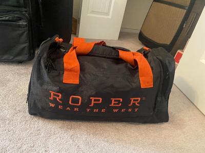 LIKE NEW ROPER DUFFEL & STETSON BOOT BAG