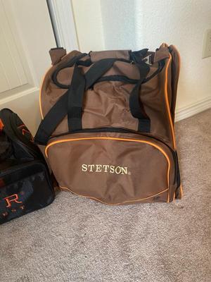 LIKE NEW ROPER DUFFEL & STETSON BOOT BAG