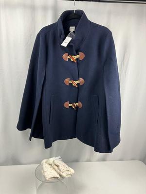 Lot K 336 NWT J Crew Ladies Cape and Mittens