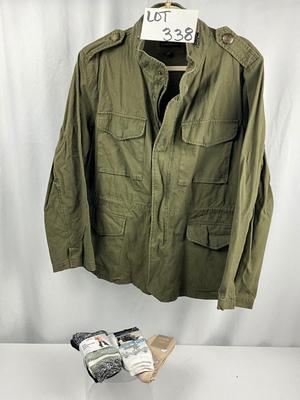 Lot K 338 Lane Bryant Ladies Jacket New In Package Socks