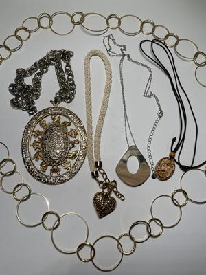 Fun gold-tone necklaces