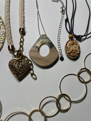 Fun gold-tone necklaces