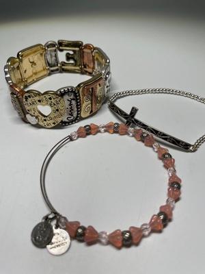 Bracelets (10) including MOTHER bracelet