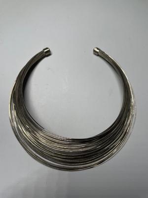 Two gorgeous silver necklaces