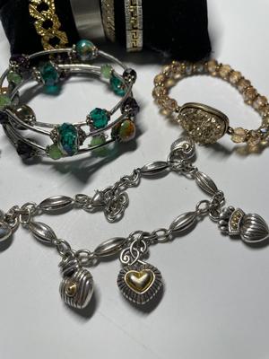 Variety of bracelets