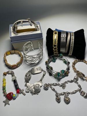 Variety of bracelets