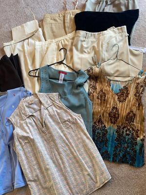 LADIES SLACKS AND BLOUSES