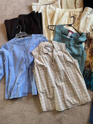 LADIES SLACKS AND BLOUSES