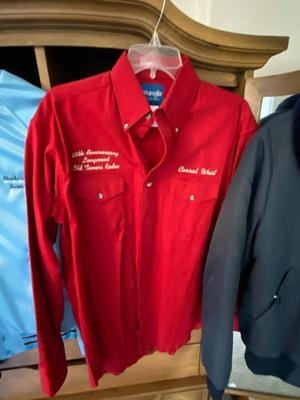 VINTAGE VENDOR SPONSORED JACKETS AND VETERAN EMBROIDERED WINDBREAKER