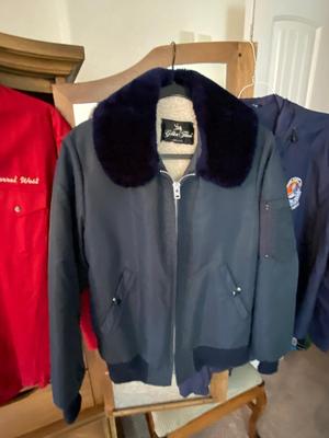 VINTAGE VENDOR SPONSORED JACKETS AND VETERAN EMBROIDERED WINDBREAKER