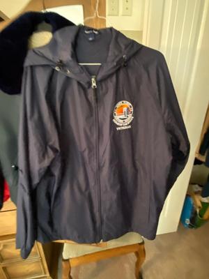 VINTAGE VENDOR SPONSORED JACKETS AND VETERAN EMBROIDERED WINDBREAKER