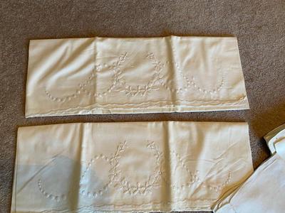 EMBROIDERED TEA TOWELS, NAPKINS, PILLOW CASES AND MORE!