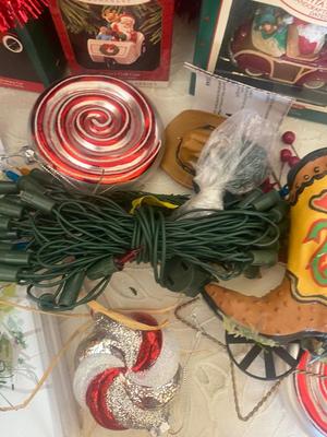 CHRISTMAS TREE ORNAMENTS, LIGHTS, GIFT CARDS, AND MORE!