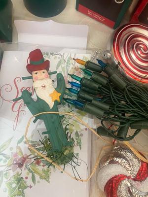 CHRISTMAS TREE ORNAMENTS, LIGHTS, GIFT CARDS, AND MORE!