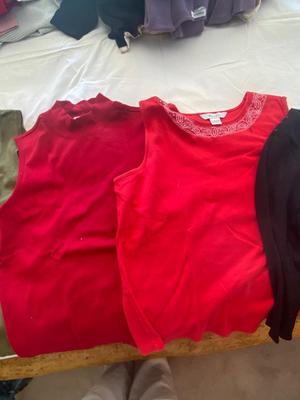 LADIES SIZE LARGE TOPS