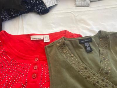 LADIES SIZE LARGE TOPS